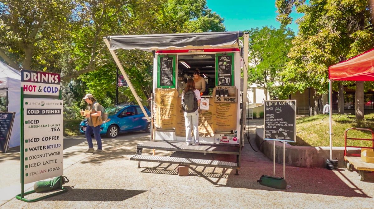 Uinta Coffee at the University of Utah Farmer’s Market on Thursday, Aug. 29, 2024 (Photo by Isra Habib | The Daily Utah Chronicle).